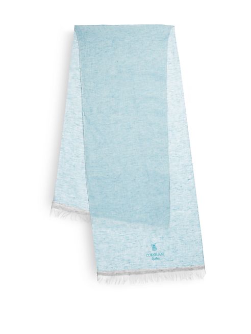 Corneliani - Silk & Wool Heathered Scarf