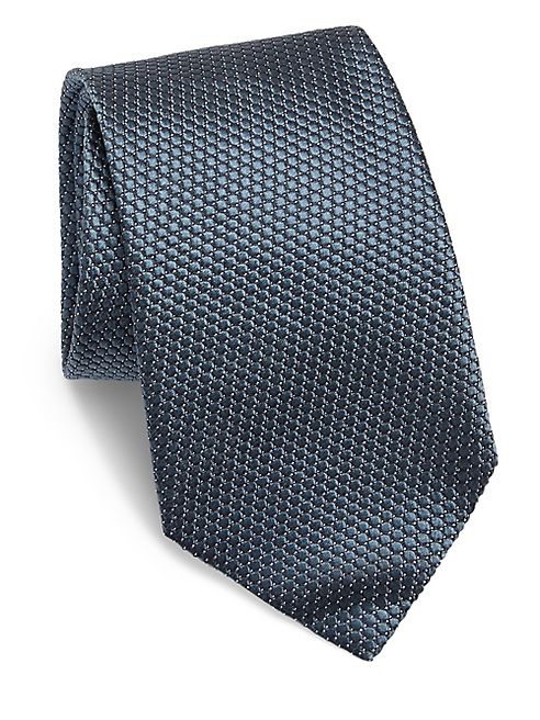 Corneliani - Solid Quilted Silk Tie