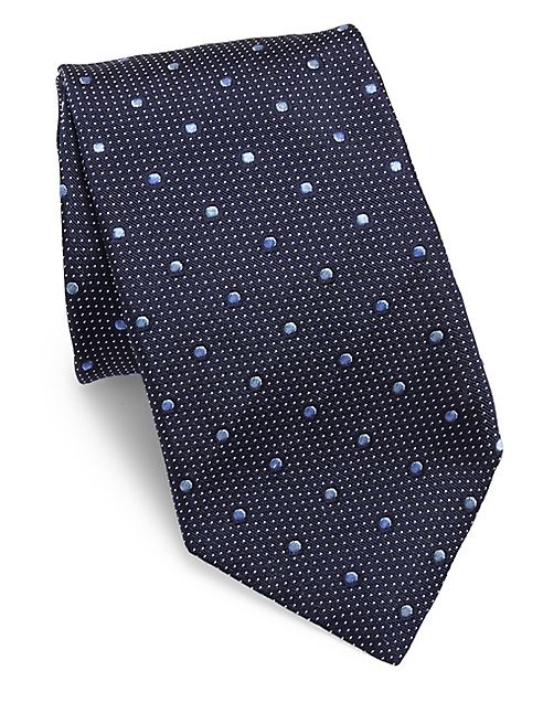 Corneliani - Dotted Silk Tie