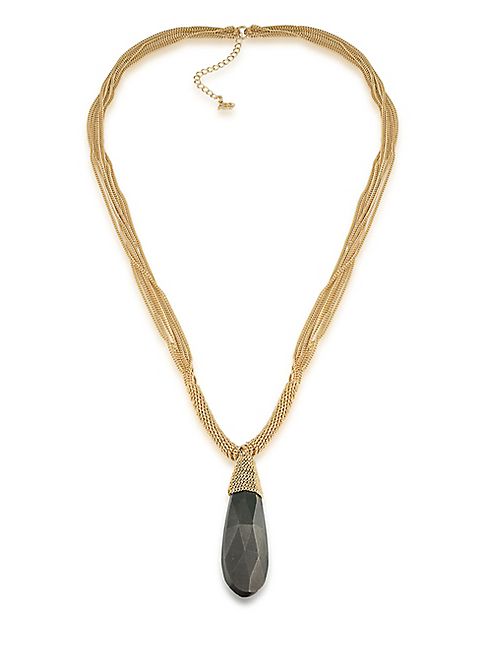 ABS by Allen Schwartz Jewelry - Color Binge Dark Pendant Necklace