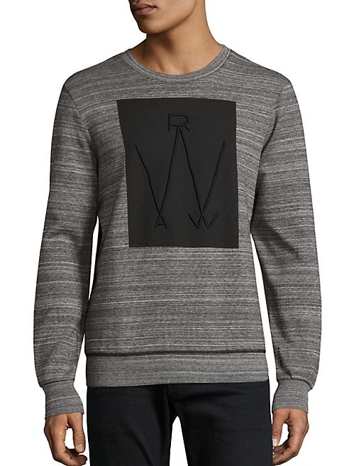 G-Star RAW - Luxas Biker Art Heathered Sweatshirt