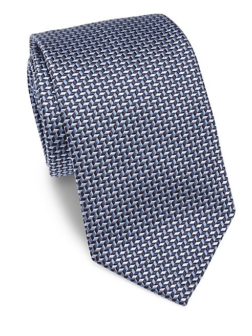 Armani Collezioni - Tri-Color Woven Silk Tie