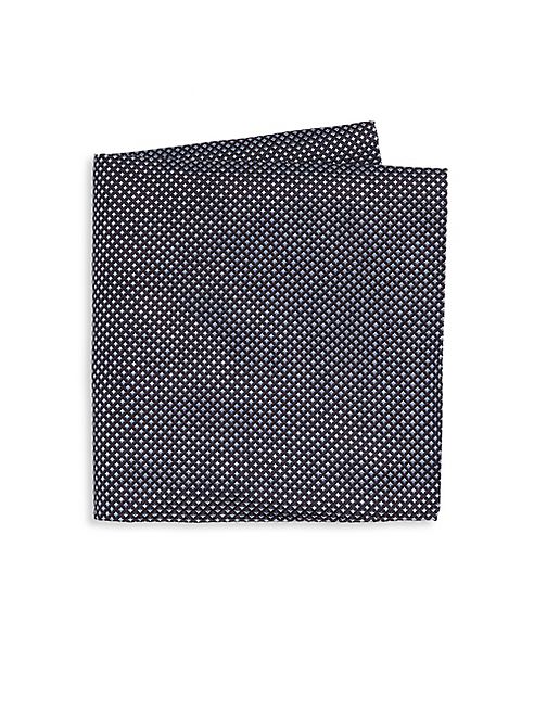 Armani Collezioni - Printed Silk Pocket Square