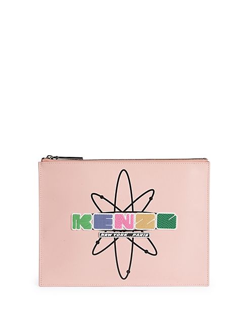 KENZO - Cory Bic Whips Leather Pouch