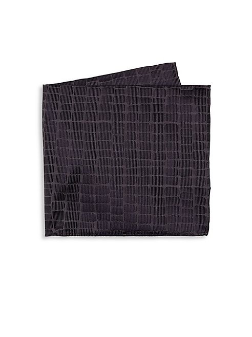 Armani Collezioni - Textured Silk Pocket Square