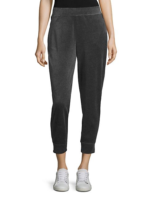 Elie Tahari - Simone Velour Jogger Pants