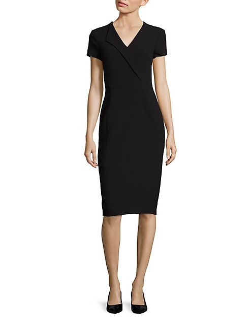 L.K. Bennett - Collar Detail Bodycon Dress