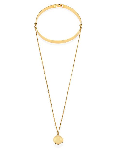 Lele Sadoughi - Keepsake Choker & Pendant Necklace