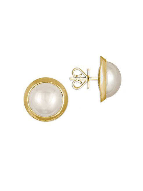 Majorica - Mabe Faux-Pearl Stud Earrings