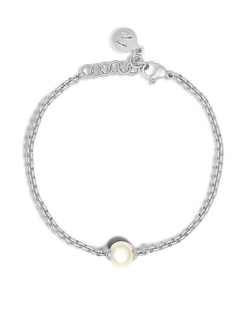 Majorica - 8MM Organic Pearl Chain Bracelet