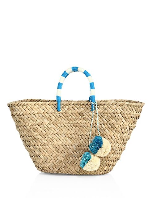 KAYU - St. Tropez Woven Seagrass Tote