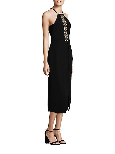 Yigal Azrouel - Embroidered Halter Dress