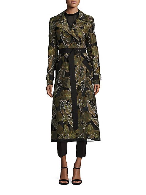 Yigal Azrouel - Leaf Trench Coat