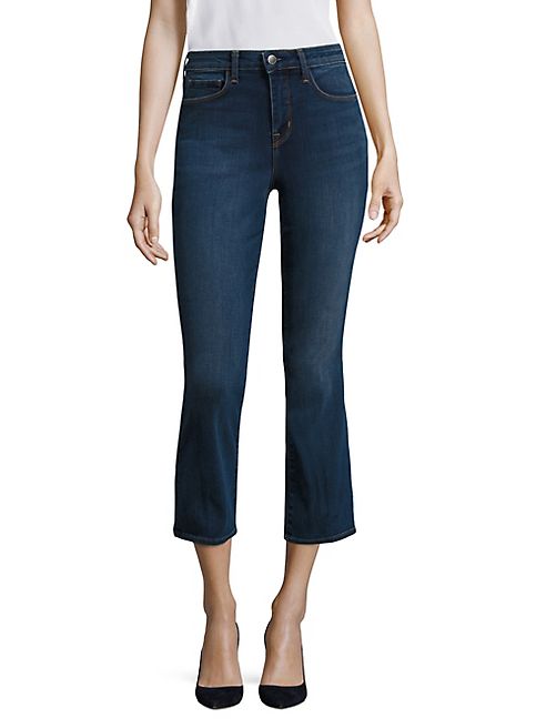 L'AGENCE - Denim Serena Cropped Flare Jeans