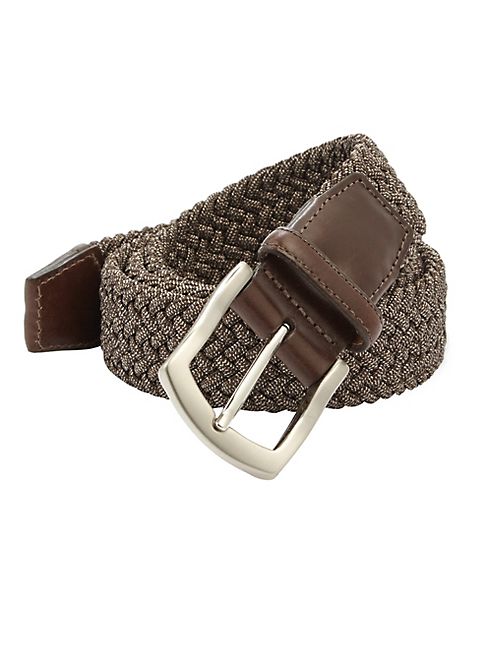 Saks Fifth Avenue Collection - Woven Buckle Belt