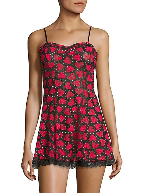 Hanky Panky - Queen of Hearts Cigarette Girl Chemise