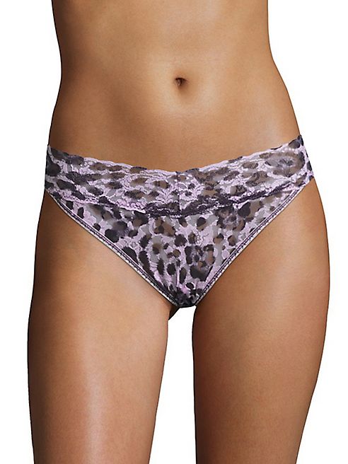 Hanky Panky - Pretty Leopard Low-Rise Lace Thong