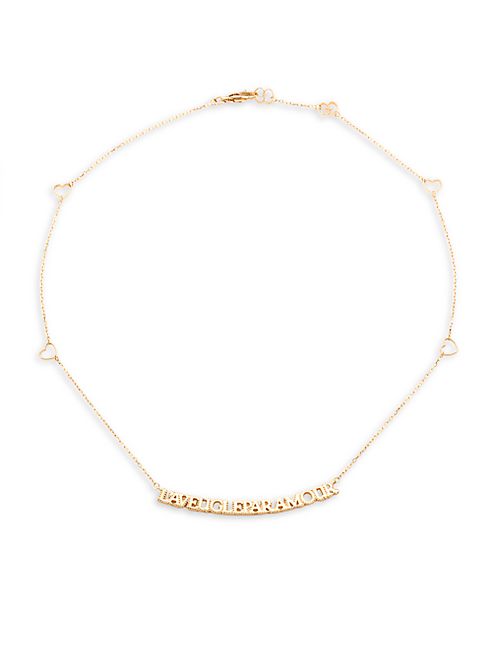 Gucci - L'Aveugle Par Amour 18K Yellow Gold Necklace