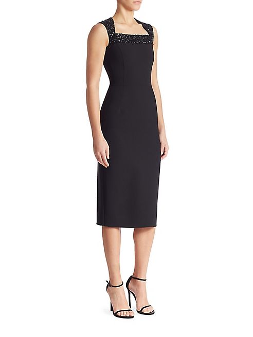 Oscar de la Renta - Sleeveless Embellished Dress