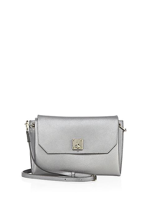 MCM - Milla Small Metallic Leather Clutch