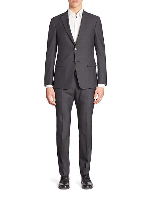 Z Zegna - Regular-Fit Plaid Wool Suit