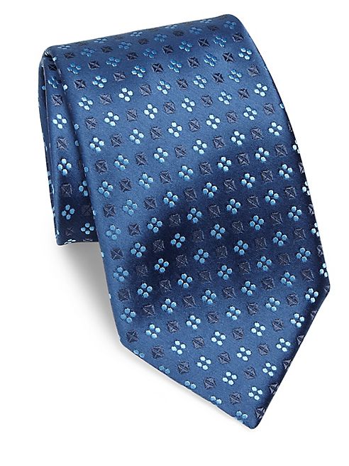 Charvet - Small Floral Silk Tie