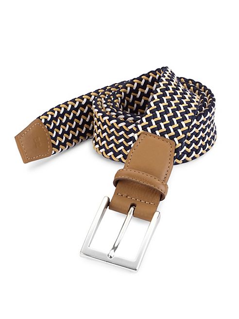 Saks Fifth Avenue Collection - Woven Cotton Belt