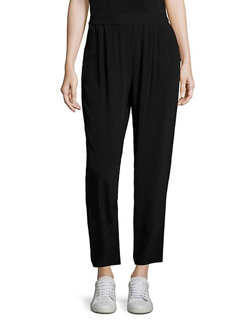 Eileen Fisher - Crinkle Crepe Slouchy Pants