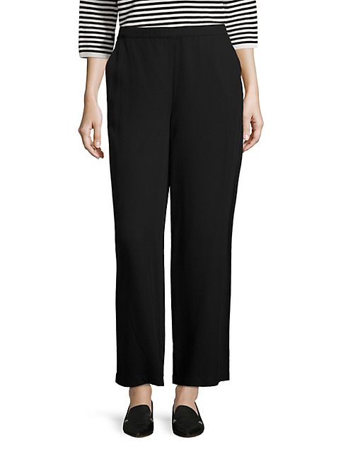 Eileen Fisher - Wide-Leg Ankle Pants