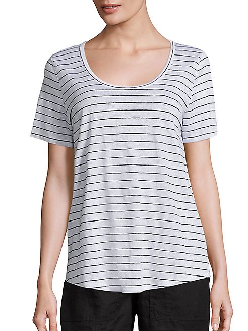 Eileen Fisher - Thin Striped T-Shirt
