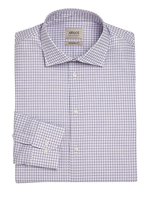 Armani Collezioni - Box Check Dress Shirt