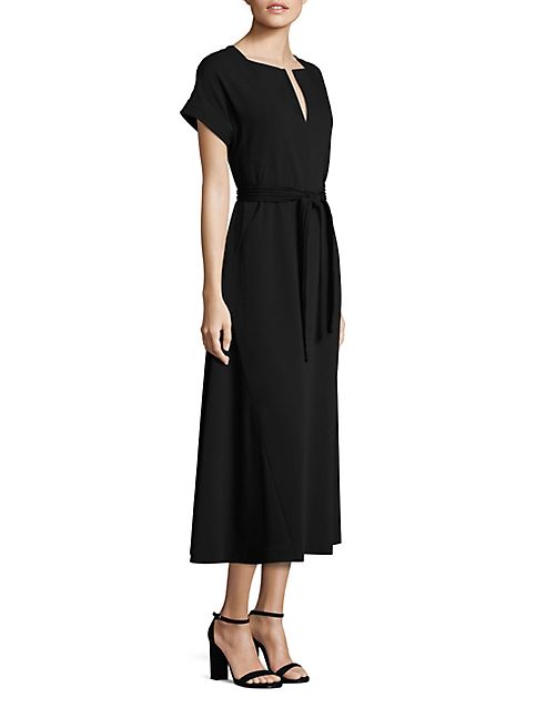 Piazza Sempione - Short-Sleeve V-Neck Dress