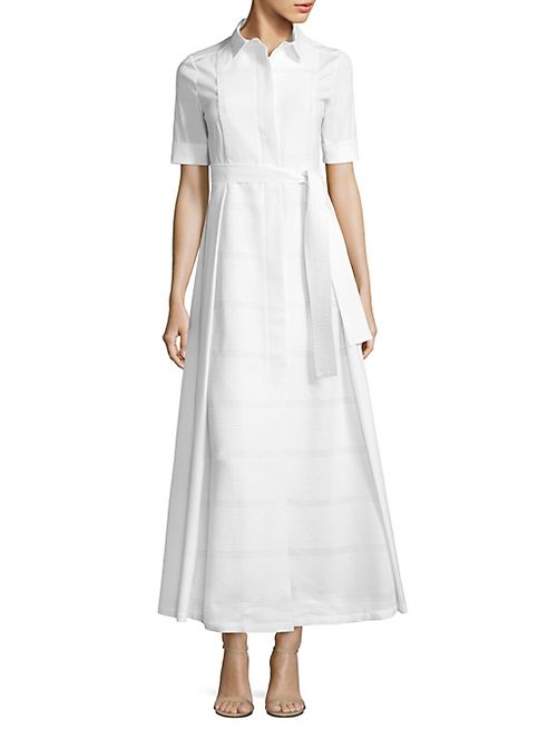 Piazza Sempione - Short Sleeve Cotton Dress