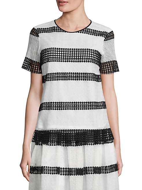 MICHAEL MICHAEL KORS - Crochet-Trimmed Top