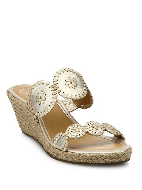 Jack Rogers - Shelby Whipstitched Leather Sandals