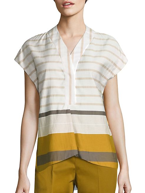 Piazza Sempione - Cotton Striped Tunic