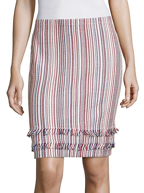 BOSS - Fabienne Striped Knit Skirt