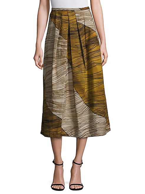 Piazza Sempione - Cotton Colorblock Skirt