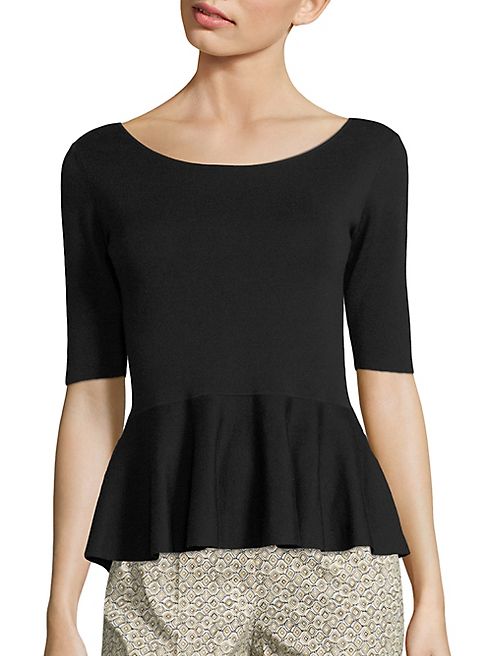 Piazza Sempione - Knit Peplum Top