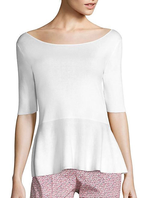 Piazza Sempione - Knit Peplum Top