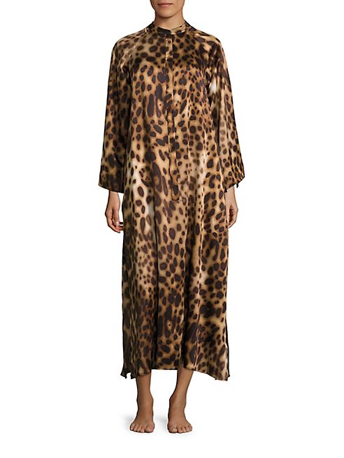 Natori - Leopard Printed Caftan