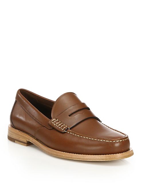 COACH - Manhattan Leather Penny Loafers