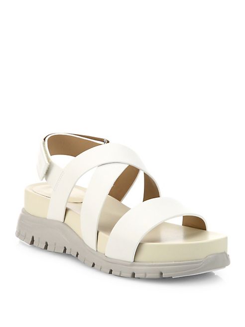 Cole Haan - Grand Leather Crisscross Sandals