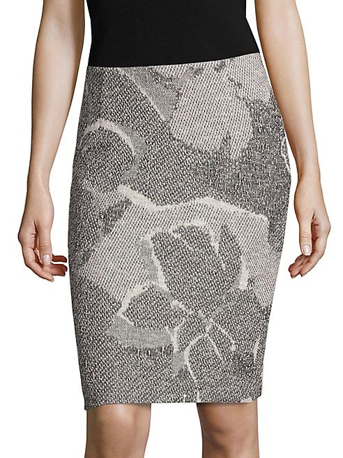 BOSS - Marala Jacquard Pencil Skirt