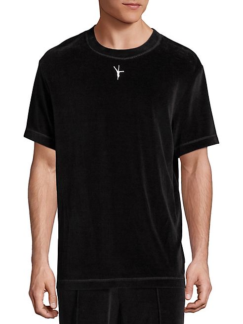 Alexander Wang - Velour Embroidered Tee