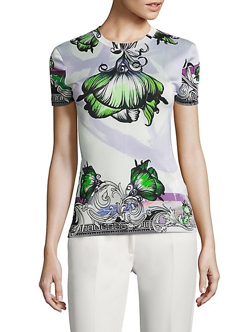 Versace Collection - Floral Printed Tee