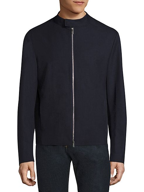 Armani Collezioni - Bonded Wool Effect Microfiber Jacket