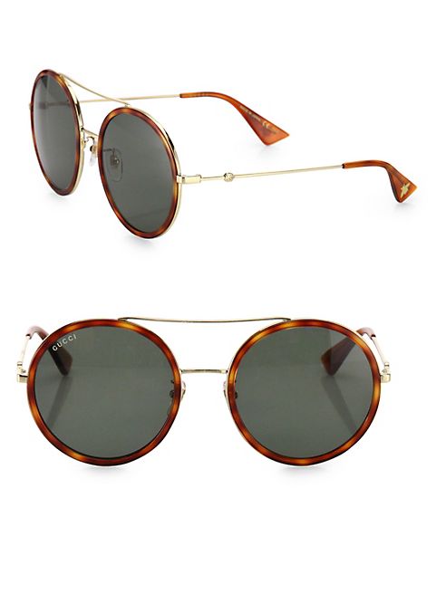 Gucci - 56MM Round Sunglasses