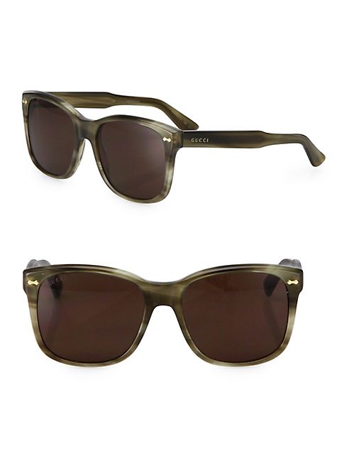 Gucci - 56MM Oversized Square Sunglasses