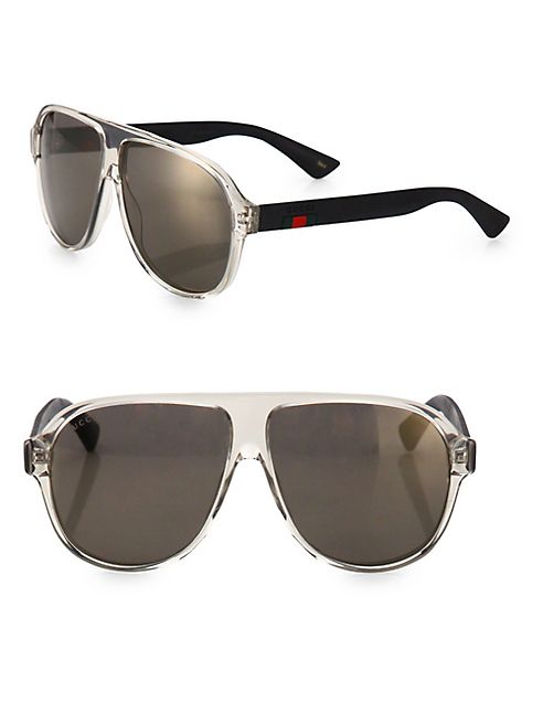 Gucci - 59MM Pilot Sunglasses